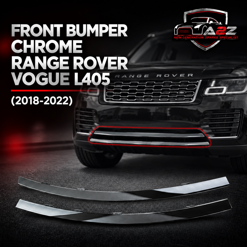 Front Bumper Chrome Compatible With Land Rover Range Rover Vogue - L405 (2018-2022) Tag No.12
