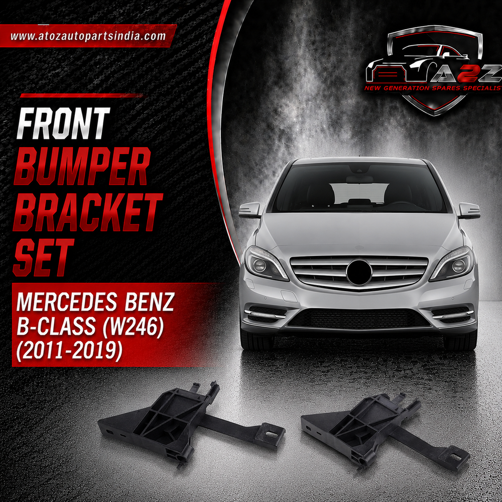 Front Bumper Bracket Left 2466210134 & Right 2466210234 Compatible With Mercedes Benz B-Class (W246) (201B CLASS W246 2011-20191-2018) Tag No.941