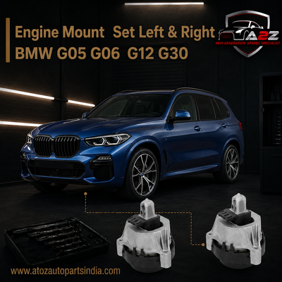 Engine Mount Set Left 22116860471 & Right 22116860472 Compatible With BMW G05 G06 G12 G30