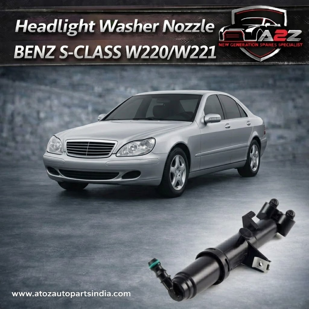Headlight Washer Nozzle Compatible With MERCEDES-BENZ S-CLASS W220/W221 Headlight Washer Nozzle Left 2218601347 2218600147 A2218600147 & Right 2218601447 2218600247 A2218600247