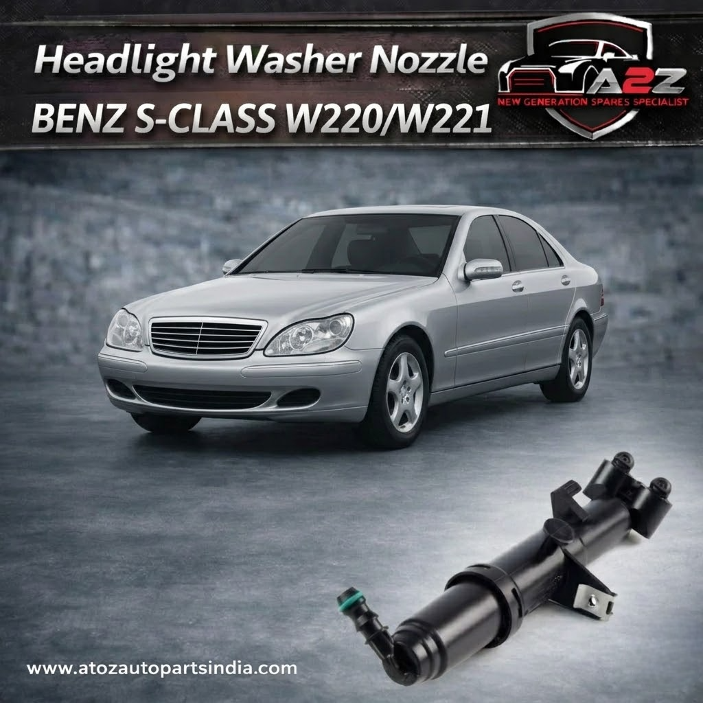 Headlight Washer Nozzle Compatible With MERCEDES-BENZ S-CLASS W220/W221 Headlight Washer Nozzle Left 2218601347 2218600147 A2218600147 & Right 2218601447 2218600247 A2218600247
