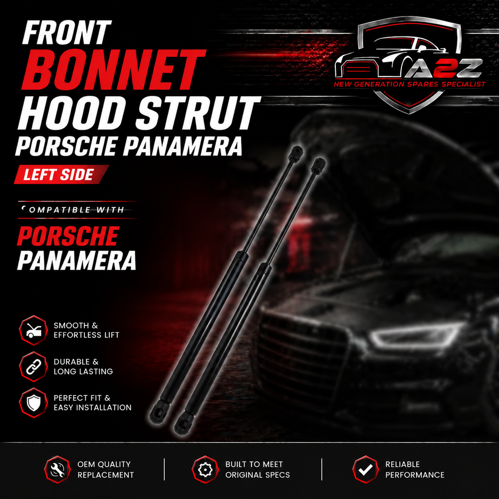 Front Bonnet Hood Strut Left 99151255100 & Right 97051157200 Compatible With PORSCHE PANAMERA (970)