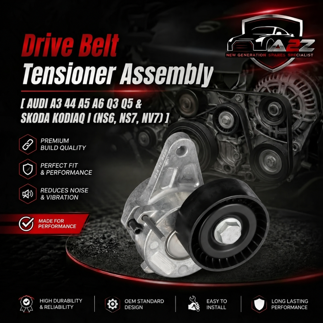 Belt Tensioner With Pulley 04L903315A Compatible With AUDI A3 A4 A5 A6 Q3 Q5   & SKODA KODIAQ I (NS6, NS7, NV7)