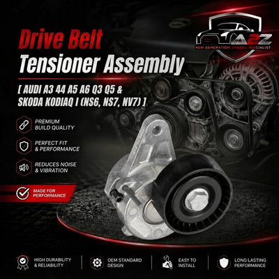 Belt Tensioner With Pulley 04L903315A Compatible With AUDI A3 A4 A5 A6 Q3 Q5   & SKODA KODIAQ I (NS6, NS7, NV7)