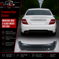 Rear Bumper A2048807540 2048807540 Compatible With MERCEDES-BENZ C-CLASS (W204) 2011-2014 No :- 3A