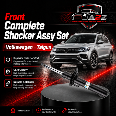 Front Complete Shocker Assy Set 5QP413031E Compatible With Skoda = Kushaq & Salvia / Volkswagen = Taigun & Virtus