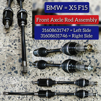 Front Axcle Rod Assembly Left side 31608631747 Right side 31608631746 Compatible With BMW X5 F15