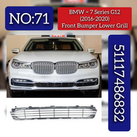 Front Bumper Lower Grill 51117486832 Compatible with BMW 7 Series G12 Tag No.71