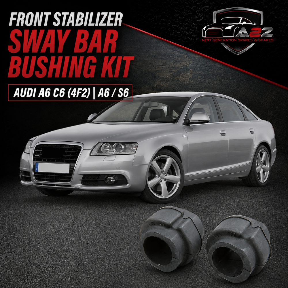 Front Stabilizer Sway Bar Bushing Kit 4D0411327J Compatible With AUDI A6 C6 (4F2) | A6 / S6