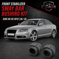 Front Stabilizer Sway Bar Bushing Kit 4D0411327J Compatible With AUDI A6 C6 (4F2) | A6 / S6