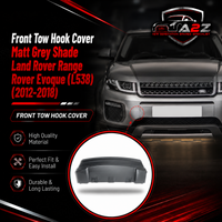 Front Tow Hook Cover Matt Grey Shade Compatible With Land Rover Range Rover Evoque (L538) (2012-2018) Tag No.930