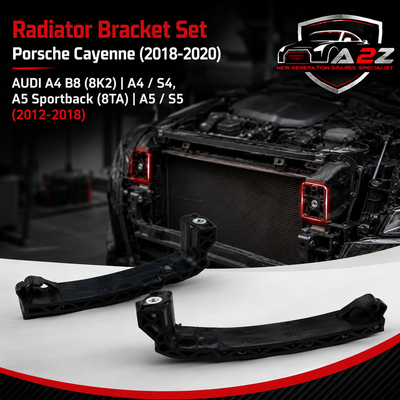 Radiator Bracket Set Left 95880618500 & Right 95880618600 Compatible With Porsche Cayenne (2018-2020) Tag No.217