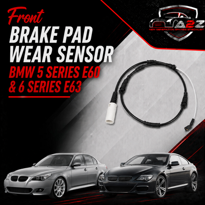 Front Brake Pad Wear Sensor 34356789492 34356759917 34356764298 34356768595 34356776421 6768595 6776421 6789492 Compatible With BMW 5 Series E60 & 6 Series E63