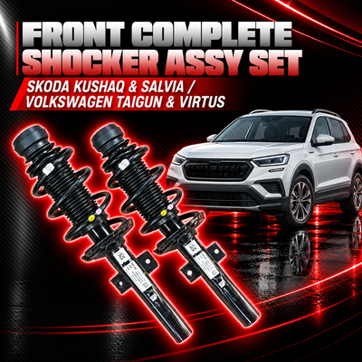 Front Complete Shocker Assy Set 5QP413031E Compatible With Skoda = Kushaq & Salvia / Volkswagen = Taigun & Virtus