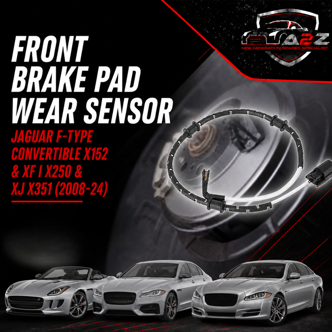 Front Brake Pad Wear Sensor C2P12722 C2Z16061 Compatible With JAGUAR F-TYPE Convertible X152 & XF I X250 & XJ X351