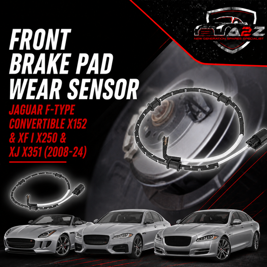 Front Brake Pad Wear Sensor C2P12722 C2Z16061 Compatible With JAGUAR F-TYPE Convertible X152 & XF I X250 & XJ X351