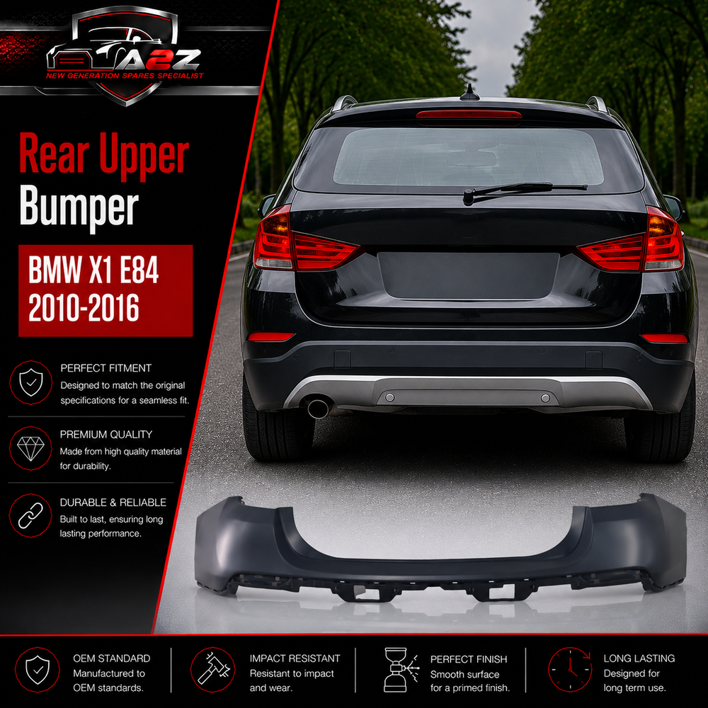 Rear Upper Bumper 51122993568 Compatible With BMW  X1 E84 2010-2016 Tag No.107