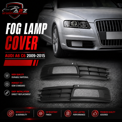 Fog Lamp Cover Compatible With AUDI A6 C6 2009-2015 Fog Lamp Cover Left 4F0807681N & Right 4F0807682N 4F0807681N01C Tag-FC-36 Fog No.36 (2009-12)