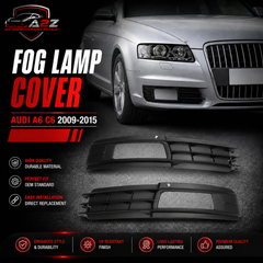 Fog Lamp Cover Compatible With AUDI A6 C6 2009-2015 Fog Lamp Cover Left 4F0807681N & Right 4F0807682N 4F0807681N01C Tag-FC-36 Fog No.36 (2009-12)