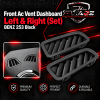 Front Ac Vent Dashboard  Left & Right (Set) 25368038029 Compatible With BENZ 253 Black
