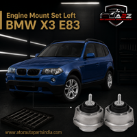 Engine Mount Set Left 22113400335 22113421295 Compatible With BMW X3 E83
