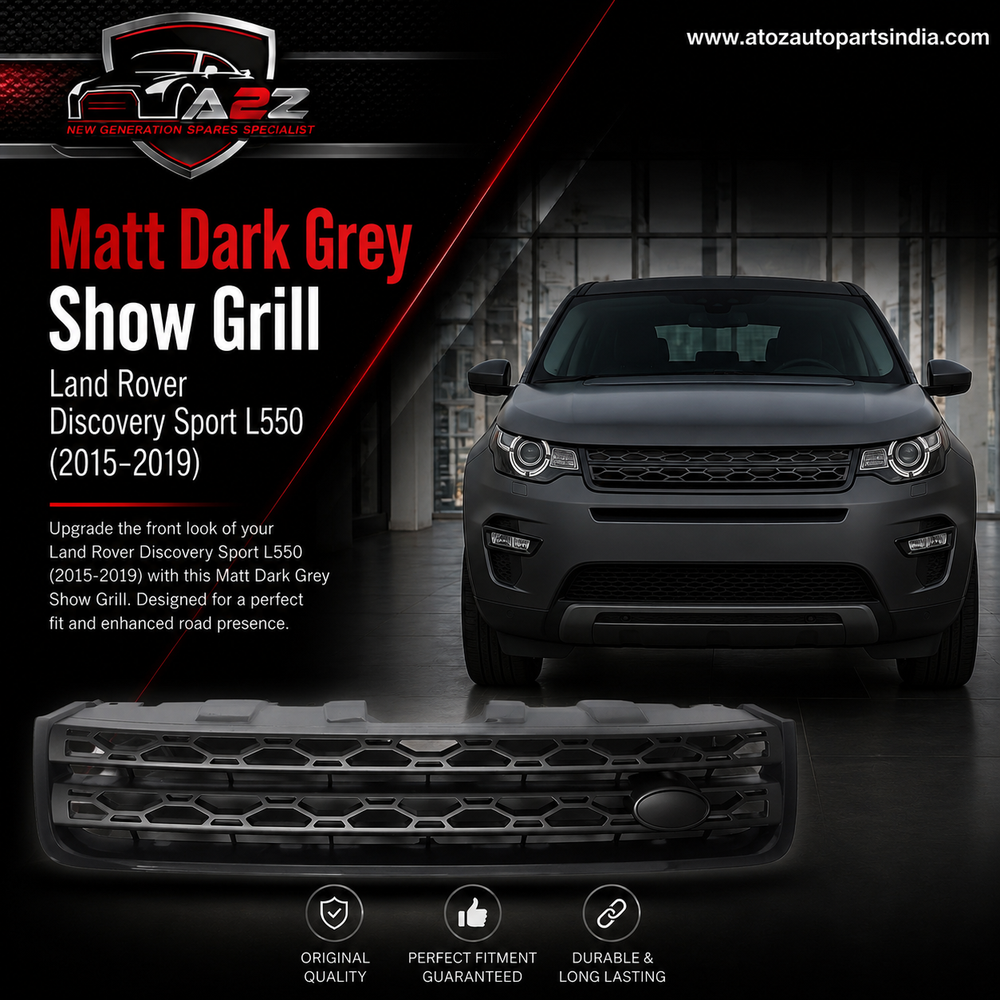 Matt Dark Grey Show Grill LR061220 Compatible With Land Rover Range Rover Discovery Sport (L550) (2015-2019) Tag No.10