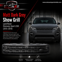 Matt Dark Grey Show Grill LR061220 Compatible With Land Rover Range Rover Discovery Sport (L550) (2015-2019) Tag No.10