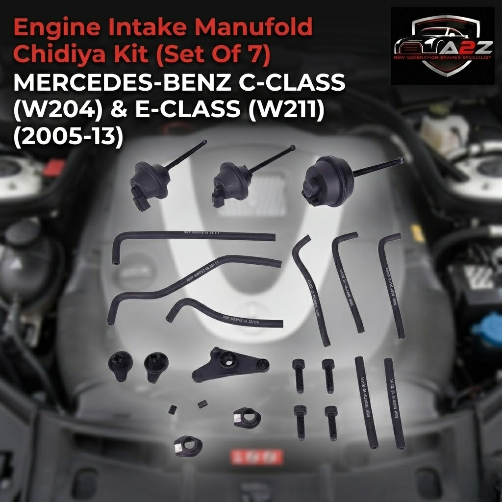 Manufold Chidiya Kit (Set Of 7) 2721402401 Compatible With MERCEDES-BENZ C-CLASS (W204) & E-CLASS (W211) & E-CLASS (W212)  & R-CLASS (W251, V251) & S-CLASS (W221, V221)