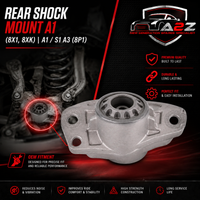 Rear Shock Mount 3C0513353 3C0513353C 3C0513353D Compatible With A1 (8X1, 8XK) | A1 / S1 A3 (8P1) | A3 / S3 A3 Convertible (8P7) A3 Sportback (8PA) | A3 / S3 Q3 (8UB, 8UG), Volkswagen Passat, CC, Tiguan, Jetta
