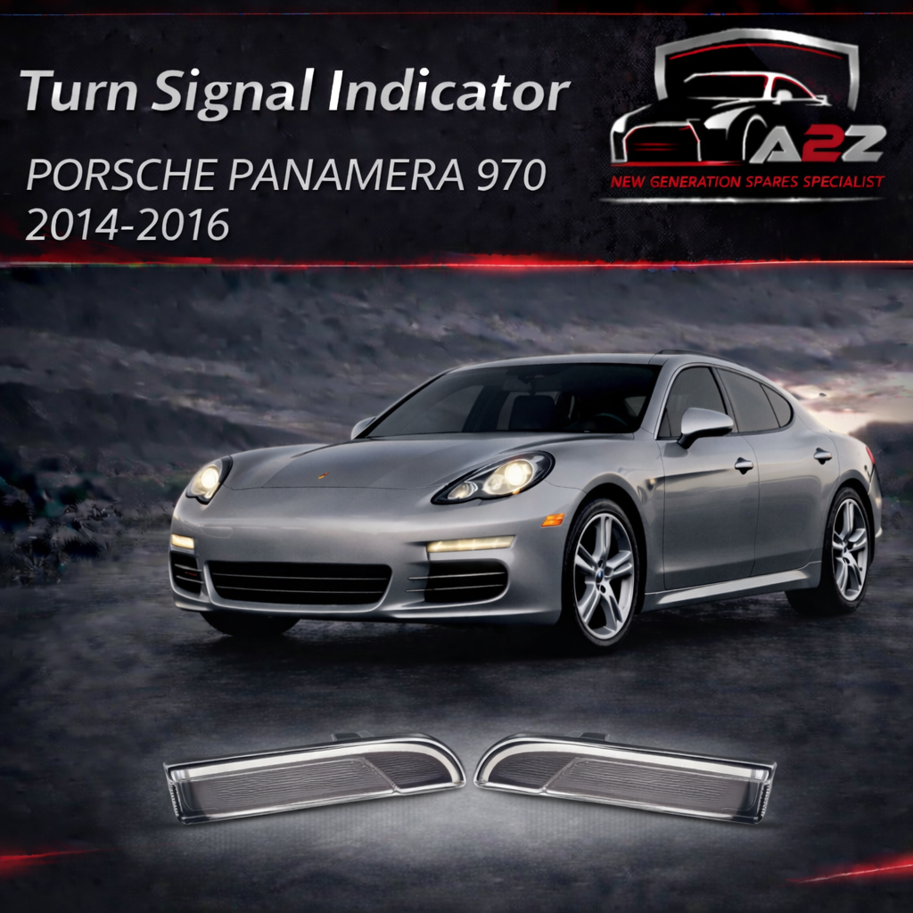 Additional Turn Indicator Lamp Left 97063104301  & Right 97063104401 Compatible with PORSCHE PANAMERA 970 2014-2016 Tag-FBL-04