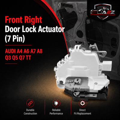 Front Right Door Lock Actuator (7 Pin) 8J2837016C Compatible With AUDI A4 A6 A7 A8 Q3 Q5 Q7 TT