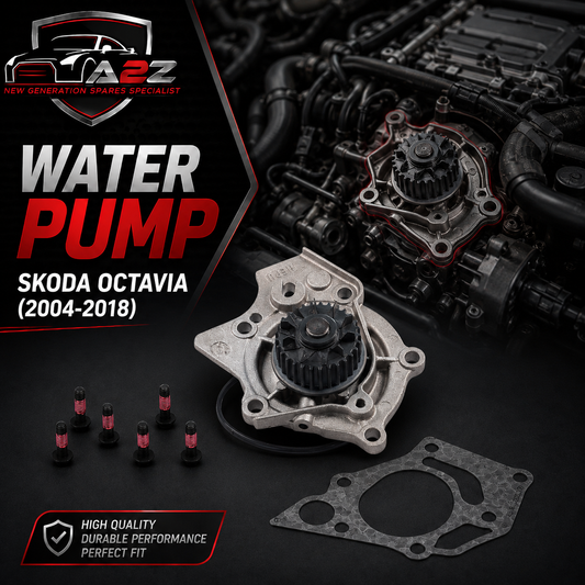 Water Pump WP6092 & 06H121008F & 06H121026AB & 06H121026AF & 06H121026AG & 06H121026B & 06H121026BA & 06H121026BP & 06H121026CF Compatible With SKODA OCTAVIA II (1Z3) | LAURA OCTAVIA II Combi (1Z5) SUPERB II (3T4)  CONTINENTAL