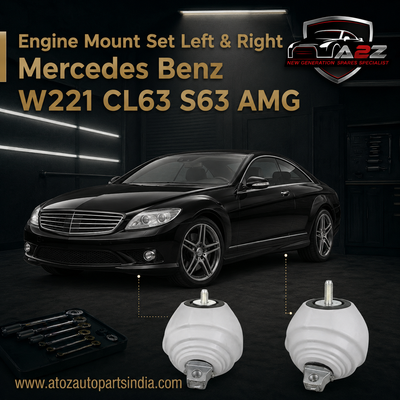 Engine Mount Set Left 2212408017 & Right 2212408117 Compatible With Mercedes Benz W221 CL63 S63 AMG