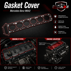 Gasket Cover 6423710820 Compatible With Mercedes-Benz M642 Old