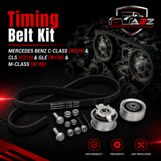 Timing Belt 6PK2000 Compatible With MERCEDES BENZ C-CLASS (W204) & CLS (C218) & GLE (W166) & M-CLASS (W166) Tag-BEL-04