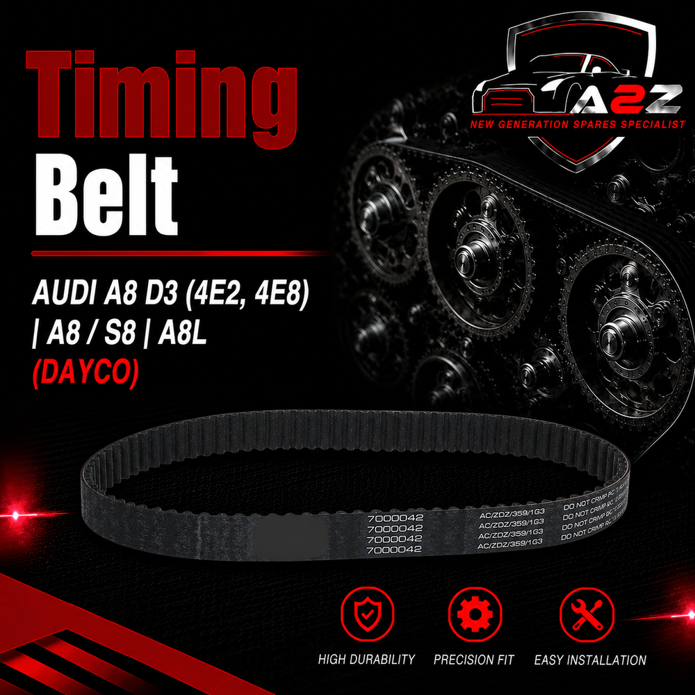 Timing Belt 94973 057109119D 059109119D Compatible With AUDI A8 D3 (4E2, 4E8) | A8 / S8 | A8L (DAYCO)