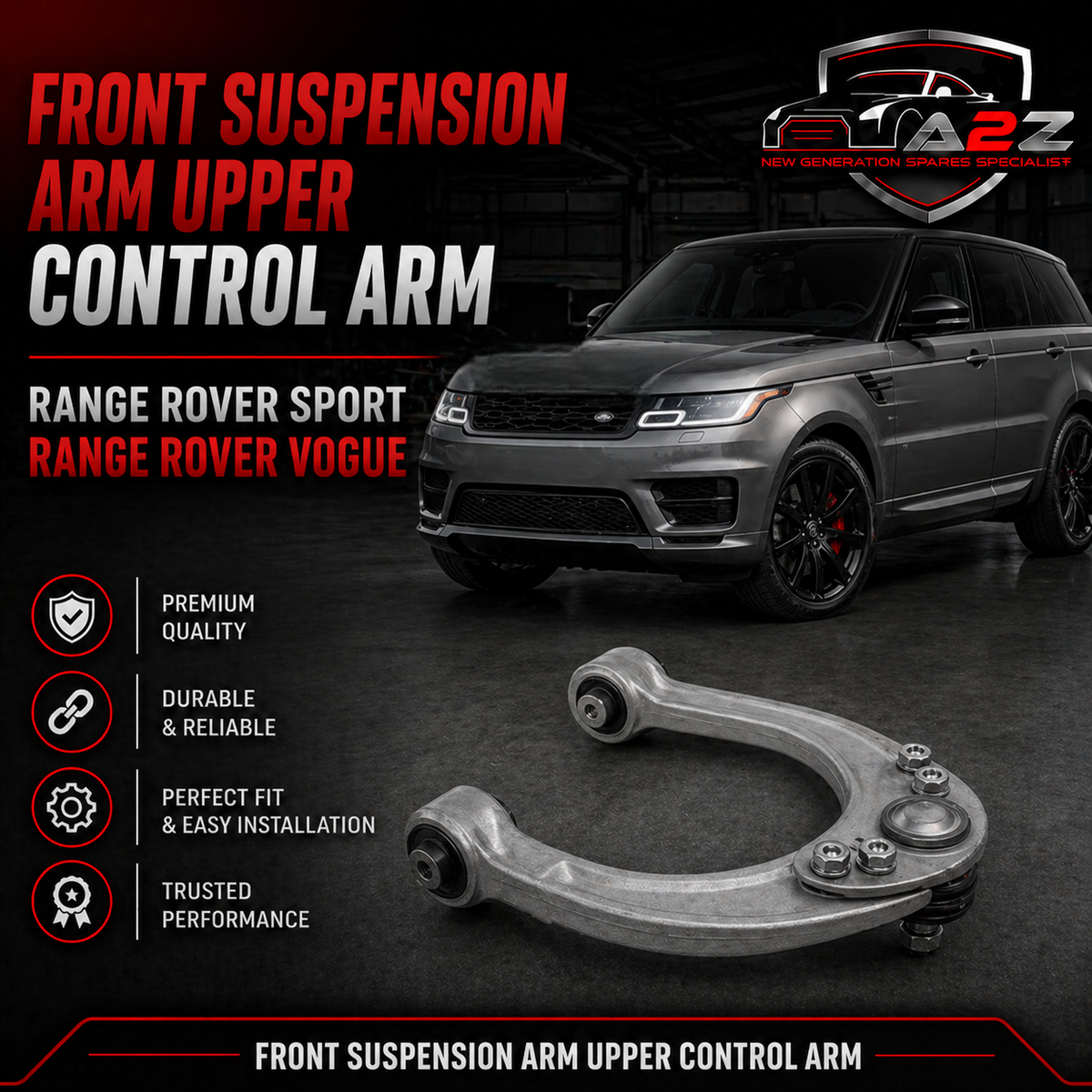 Front Suspension Arm Upper Control Arm LR034212 Compatible With Range Rover Sport Range Rover Vogue