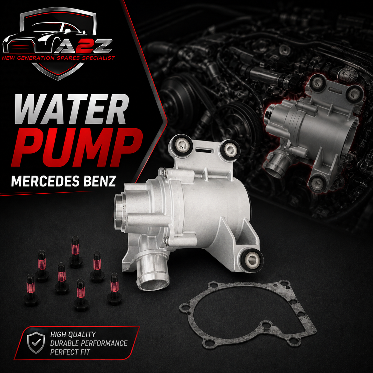 Water Pump A2642000100 Compatible With Mercedes Benz