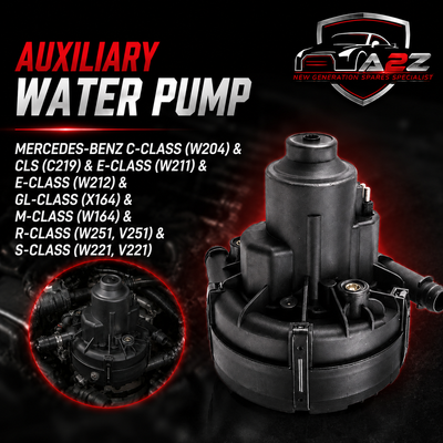 Auxiliary Water Pump A0001405185 0001405185 A0001404685 0001404685 Compatible With  MERCEDES-BENZ C-CLASS (W204) & CLS (C219) & E-CLASS (W211) & E-CLASS (W212) & GL-CLASS (X164) & M-CLASS (W164) & R-CLASS (W251, V251) & S-CLASS (W221, V221) Tag No.24