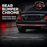 Rear Bumper Chrome 2228853100 Compatible With MERCEDES BENZ S-CLASS W222 2018-2020 Tag No.133