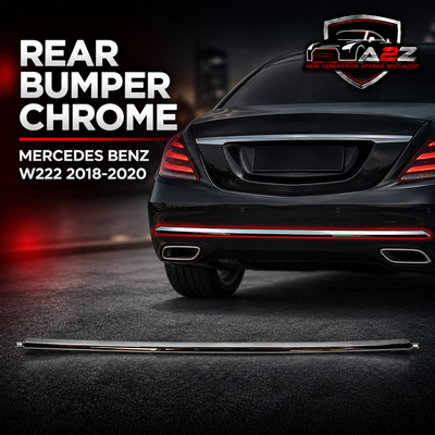 Rear Bumper Chrome 2228853100 Compatible With MERCEDES BENZ S-CLASS W222 2018-2020 Tag No.133
