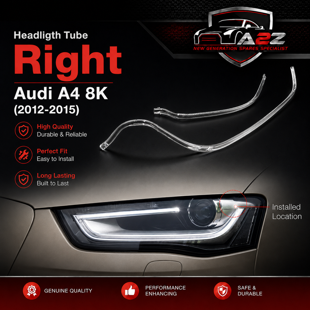 Headligth Tube Right 8KD941006B Compatible With Audi A4 8K  (2012-2015) Tag No.158