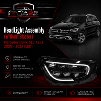 Headlight Headlamp Left Headlight Headlamp Left A2539068702& Right A2539068802 (Without Blaster) Compatible With Mercedes BENZ GLC X253 2020 - 2022 (LED)