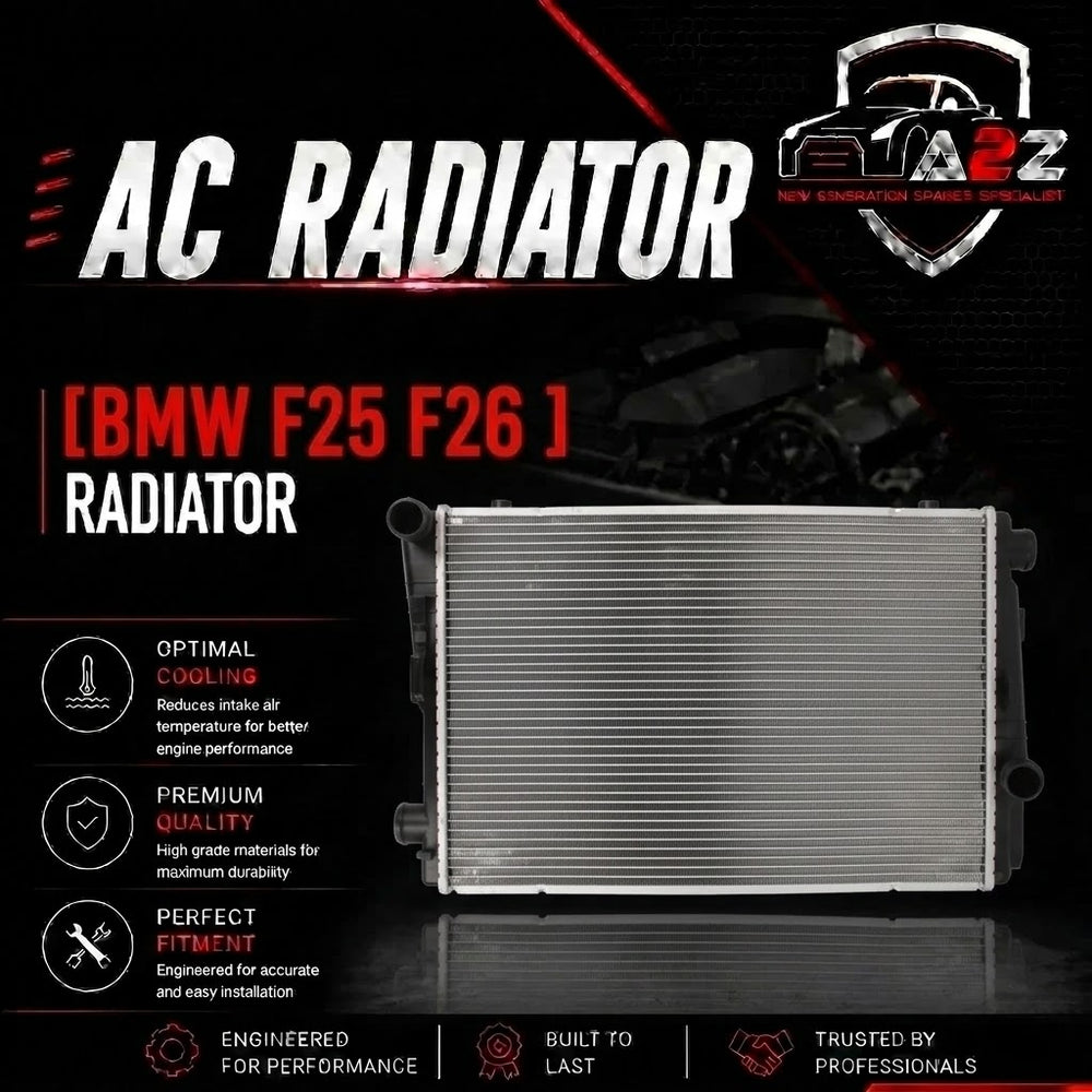 Engine Cooling Radiator 17118623350 Compatible With BMW F25 F26