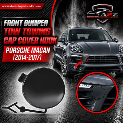 Front Bumper Tow Towing Cap Cover Hook 95B807156G2X Compatible with PORSCHE Macan (2014-2017) Tag No.153