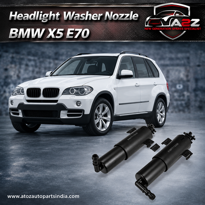 Headlight Washer Nozzle Compatible With BMW X5 E70 Headlight Washer Nozzle Left 61677173851 4286753 61674286753 7173851 & Right 61677173852 61674286754 4286754 7173852