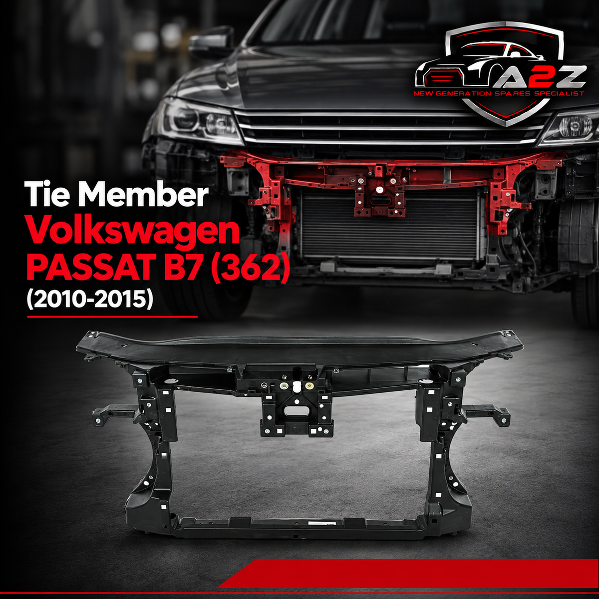 Tie Member 3AA805588A Compatible With Volkswagen PASSAT B7 (362) (2010-2015)