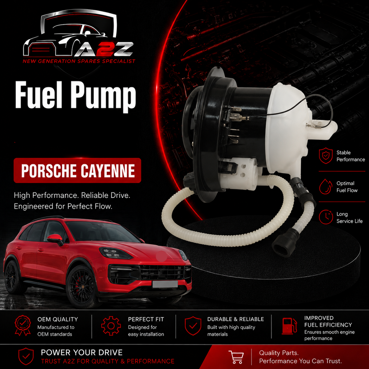 Fuel Pump  7L5919679 95562042100 Compatible With Porsche Cayenne Tag No.52