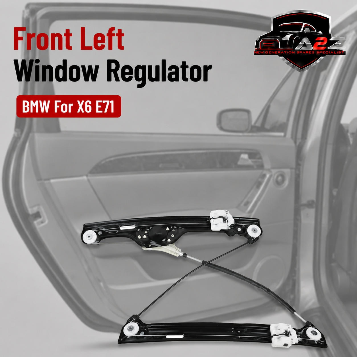 Front Left Window Regulator 51337197301 Compatible With BMW For X6 E71