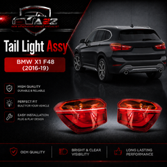 Tail Light Assy Set Rear Lamp Left 63217384911 & Right 63217384912 Compatible With BMW X1 F48 (2016-19)  Tag No.51